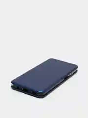 Синий чехол книжка Samsung Galaxy A12, M12 с функцией подставки Самсунг А12, М12