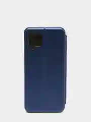 Синий чехол книжка Samsung Galaxy A12, M12 с функцией подставки Самсунг А12, М12