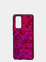 Фуксия чехол Huawei Honor 30 Pro+ / Honor 30 Pro Plus силиконовый, имитация змеиной кожи