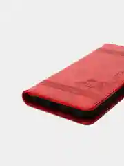 Красный кожаный PU чехол-книжка для Xiaomi Redmi 9, Редми 9