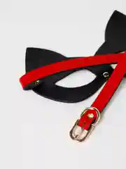 Багровый маска для эротических игр "Кошка"