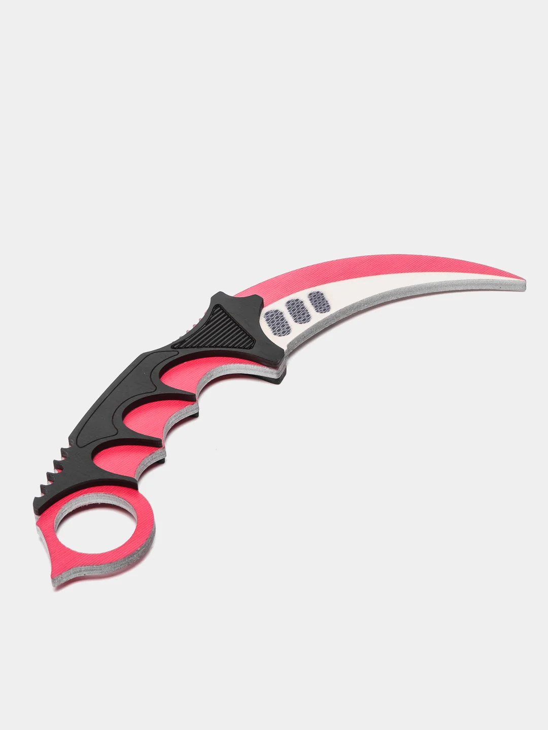 Красный нож деревянный лак керамбит Автотроник кс го / cs go
