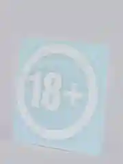 Наклейка на телефон "18+" 5х5см