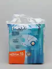 Predo Adult Одноразовые Подгузники для взрослых/ Памперсы для взрослых размер М (15шт)
