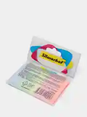 Закладки (стикеры) клейкие,пластик,флажки-закладки,Стикеры-закладки,45 x 12мм,5цв,25л,неон