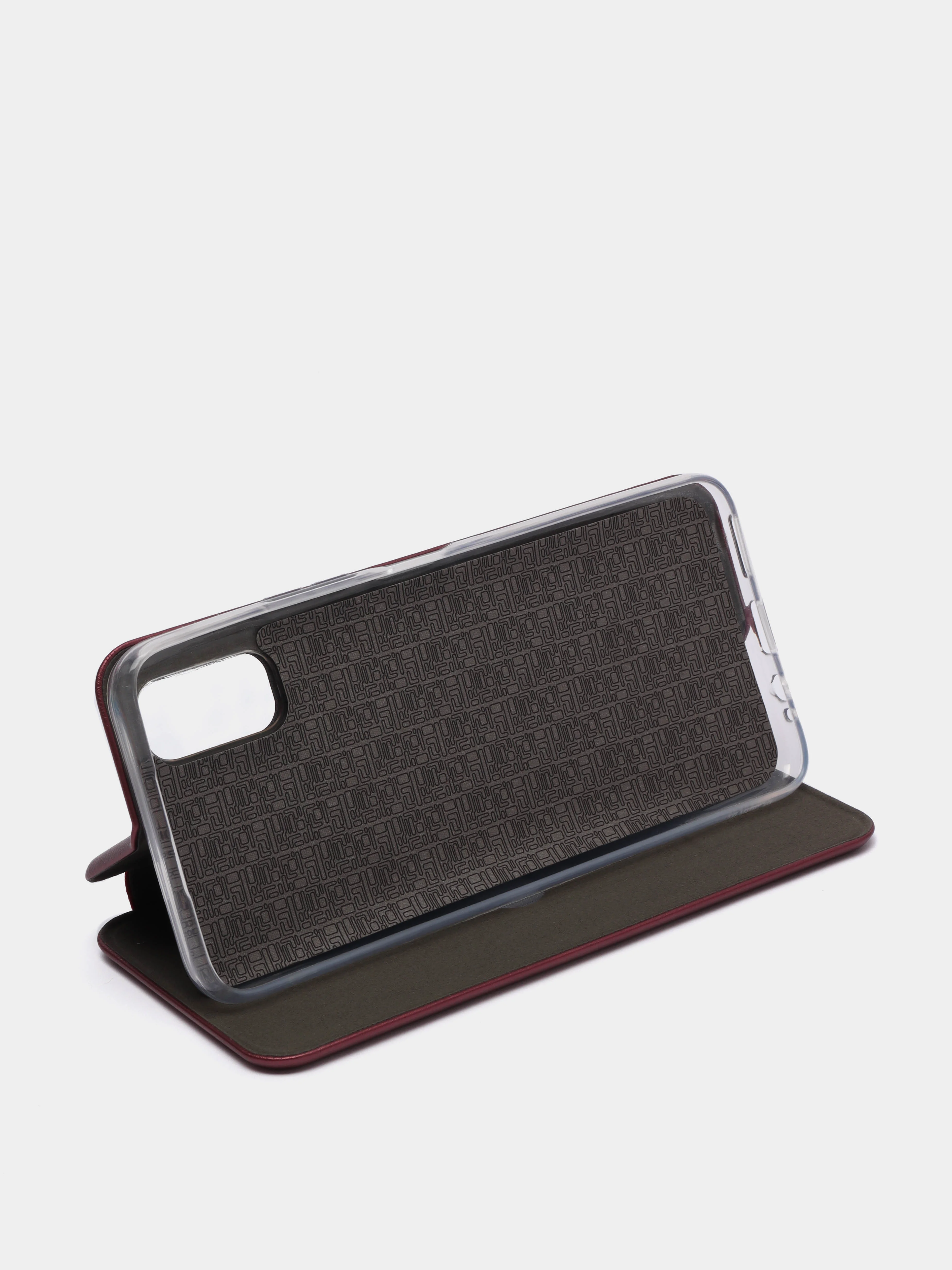 Бордовый чехол книжка для TECNO Spark 8P