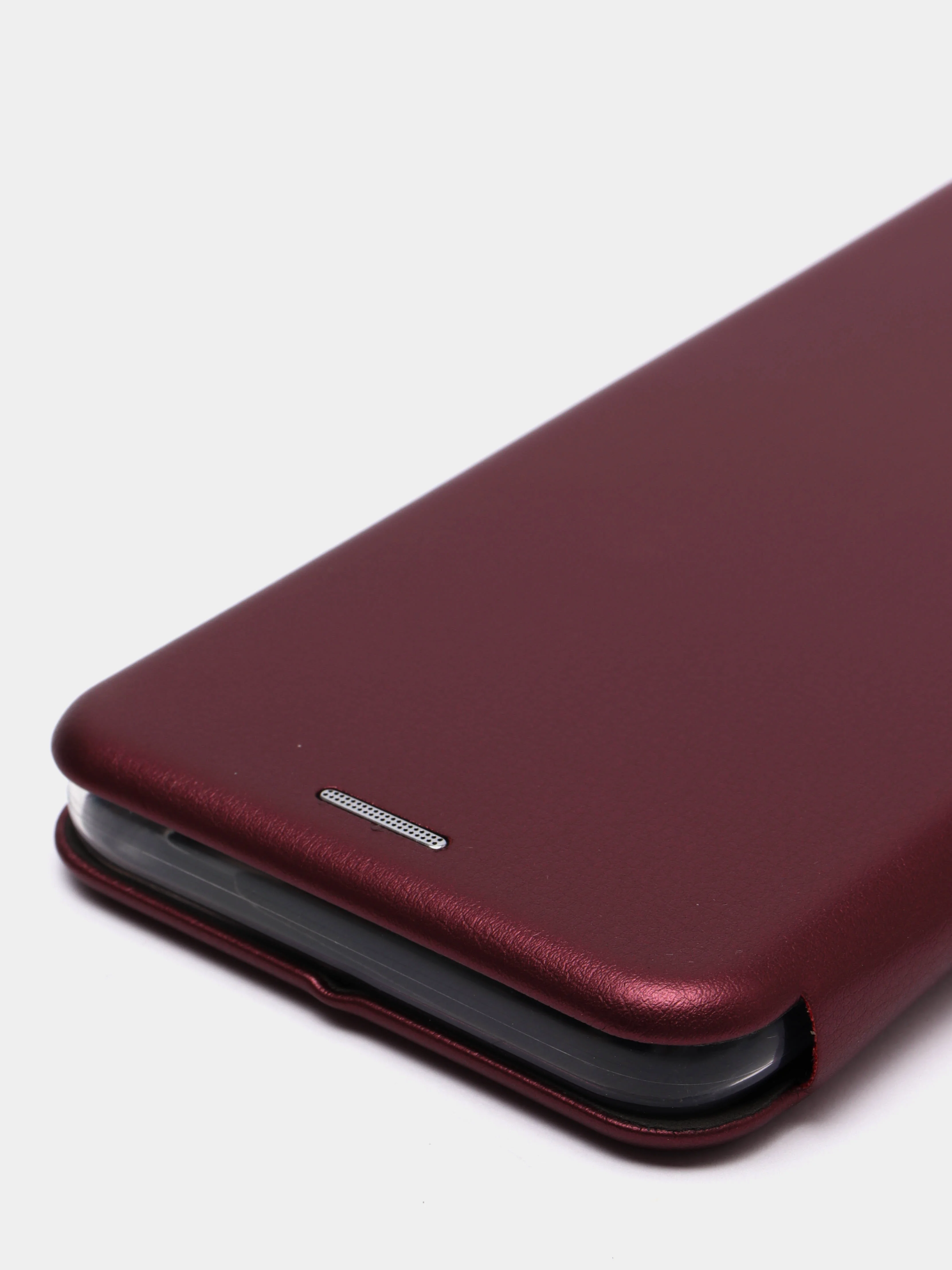 Бордовый чехол книжка для TECNO Spark 8P