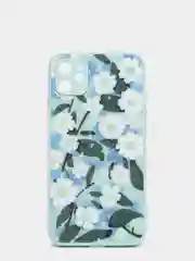Бирюзовый чехол iPhone 11 с принтом