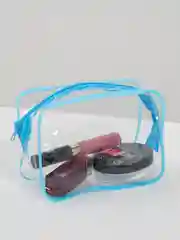 Белый водонепроницаемая прозрачная косметичка, женская косметичка