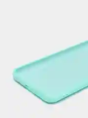Бирюзовый чехол Xiaomi Redmi K30 Pro / Poco F2 Pro с закрытым низом и бархатом внутри Silicone Cover