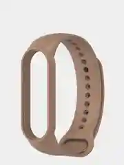 Коричневый силиконовый ремешок для Xiaomi Mi Band 5 и Mi Band 6