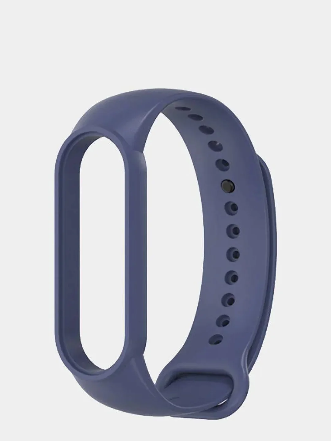 Темно-синий силиконовый ремешок для Xiaomi Mi Band 5 и Mi Band 6