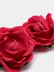 Бордовый резинки для волос с цветами /Бантики для волос/Резинки из фоамирана /Бантики из фоамирана