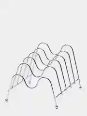 Подставка для крышек на 5 предметов Доляна, 22,5 x 20,5 x 16,5 см, цвет хром