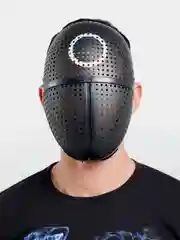 Черный маска полнолицевая "Игра в Кальмара"