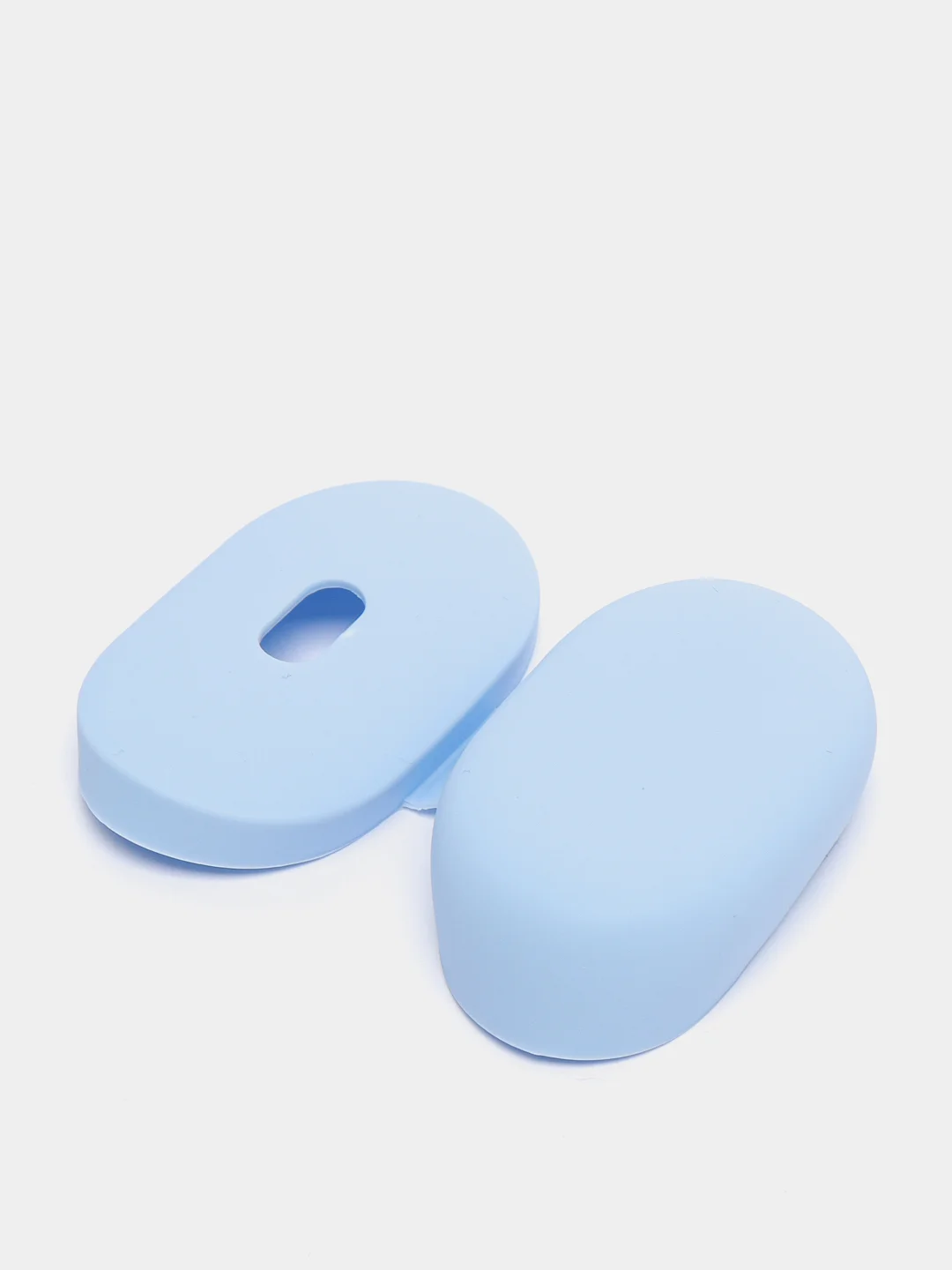 Голубой чехол для наушников Xiaomi Redmi Airdots / Airdots S / Airdots 2, силиконовый чехол