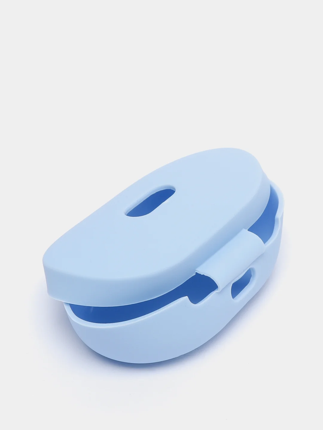 Голубой чехол для наушников Xiaomi Redmi Airdots / Airdots S / Airdots 2, силиконовый чехол