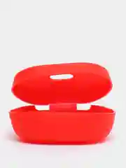 Красный чехол для наушников Xiaomi Redmi Airdots / Airdots S / Airdots 2, силиконовый чехол