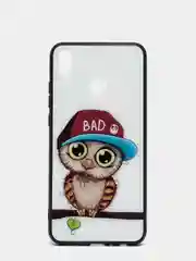 Коричневый чехол Honor 8X с принтами