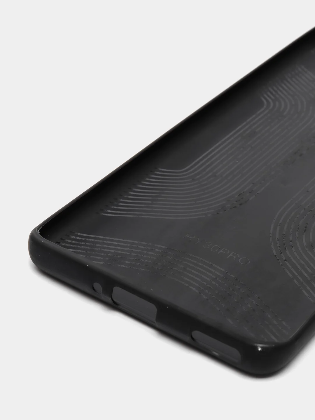 Черный чехол Huawei Honor 30 Pro+ / Honor 30 Pro Plus силиконовый, имитация змеиной кожи