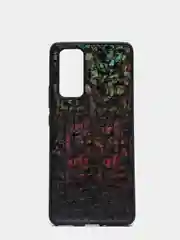 Черный чехол Huawei Honor 30 Pro+ / Honor 30 Pro Plus силиконовый, имитация змеиной кожи