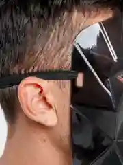 Алый маска карнавальная "Игра в кальмара"