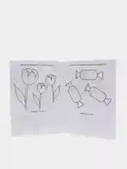 Ледяной раскраски-прописи