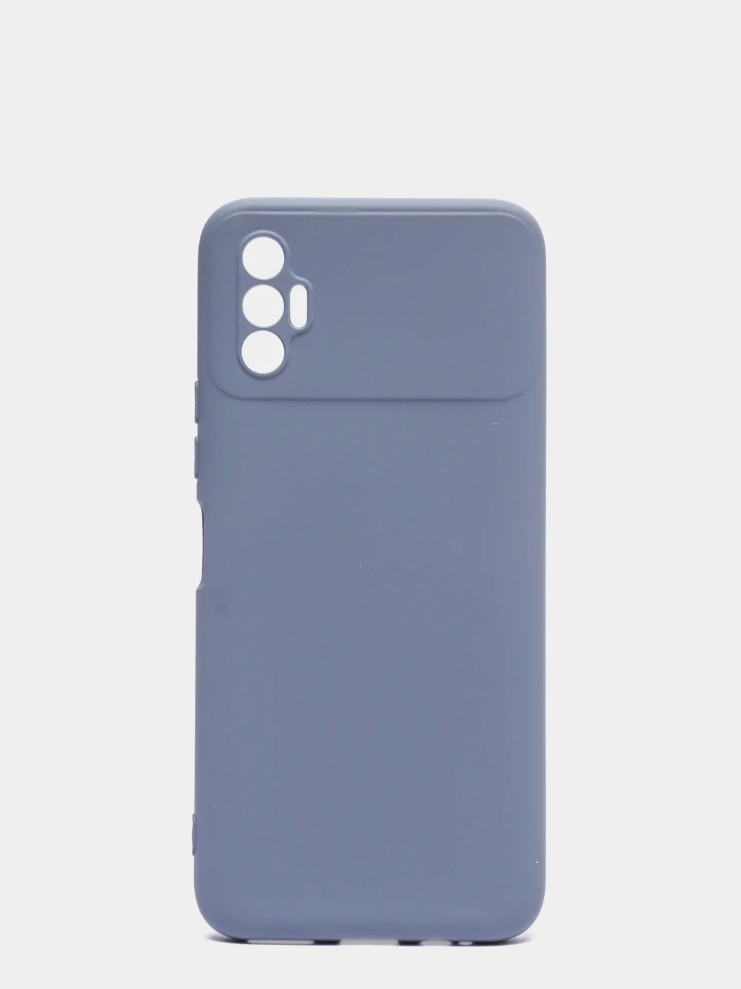 Серый меланж чехол для TECNO SPARK 8P, с защитой камеры и бархатом внутри