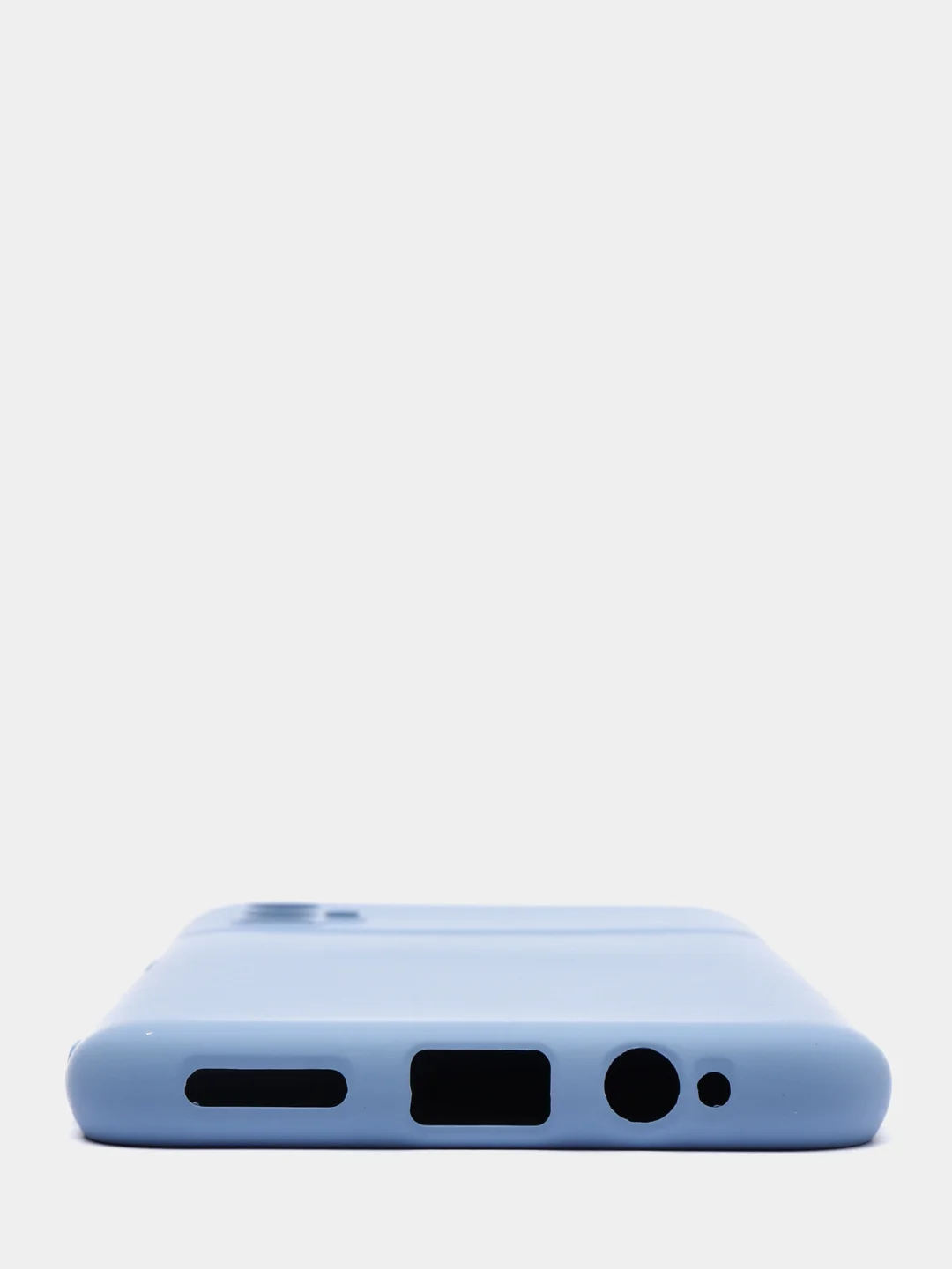 Голубой чехол для TECNO SPARK 8P, с защитой камеры и бархатом внутри