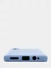 Голубой чехол для TECNO SPARK 8P, с защитой камеры и бархатом внутри