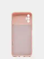 Бежевый чехол для TECNO SPARK 8P, с защитой камеры и бархатом внутри
