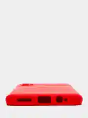 Красный чехол для TECNO SPARK 8P, с защитой камеры и бархатом внутри