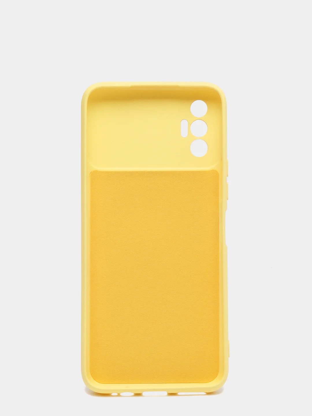 Желтый чехол для TECNO SPARK 8P, с защитой камеры и бархатом внутри