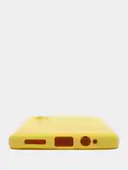 Желтый чехол для TECNO SPARK 8P, с защитой камеры и бархатом внутри