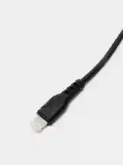 Черный кабель для зарядки DENMEN Lightning