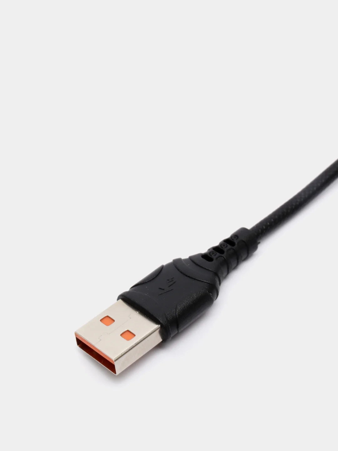 Черный кабель для зарядки DENMEN Lightning