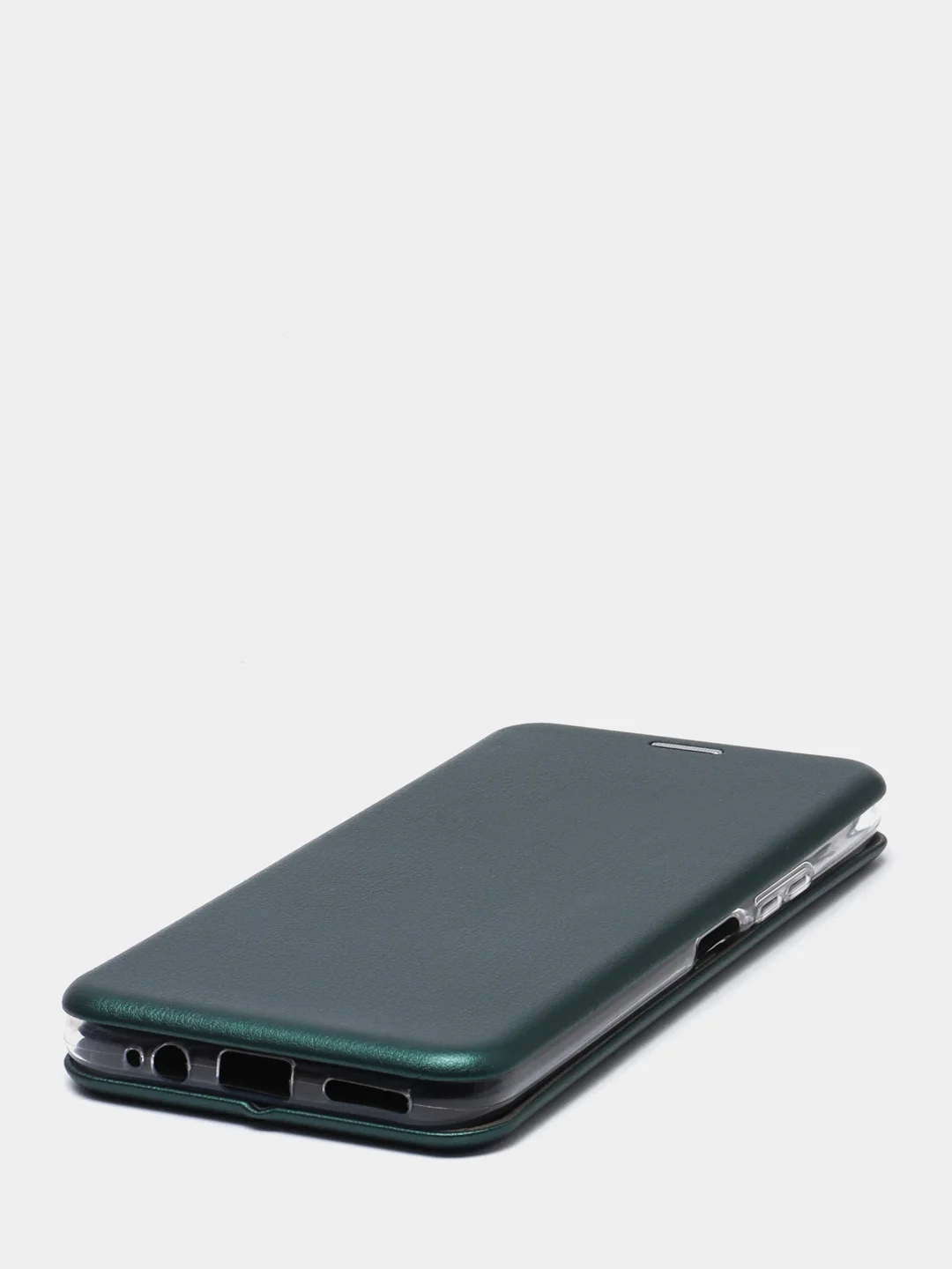 Тёмно-зелёный чехол книжка для TECNO Spark 8P