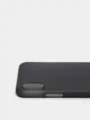 Черный чехол прозрачный матовый iPhone  X XS 11 12 Max Pro mini Айфон