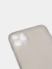 Серый чехол прозрачный матовый iPhone  X XS 11 12 Max Pro mini Айфон