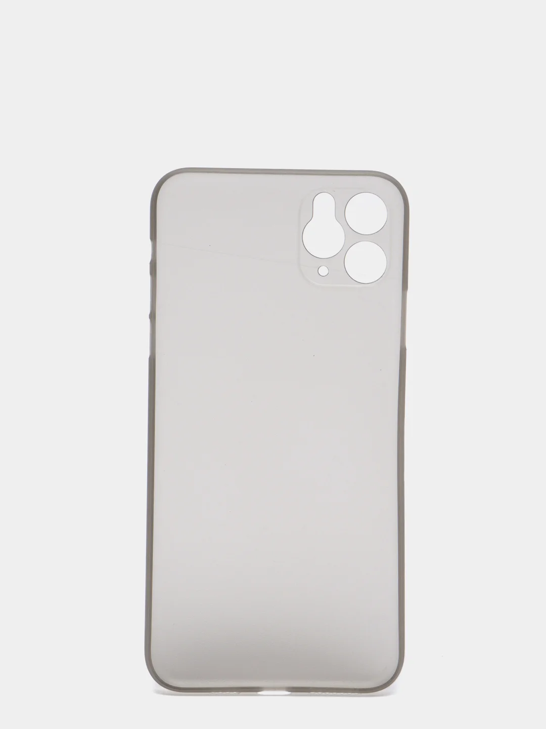 Серый чехол прозрачный матовый iPhone X XS 11 12 Max Pro mini Айфон