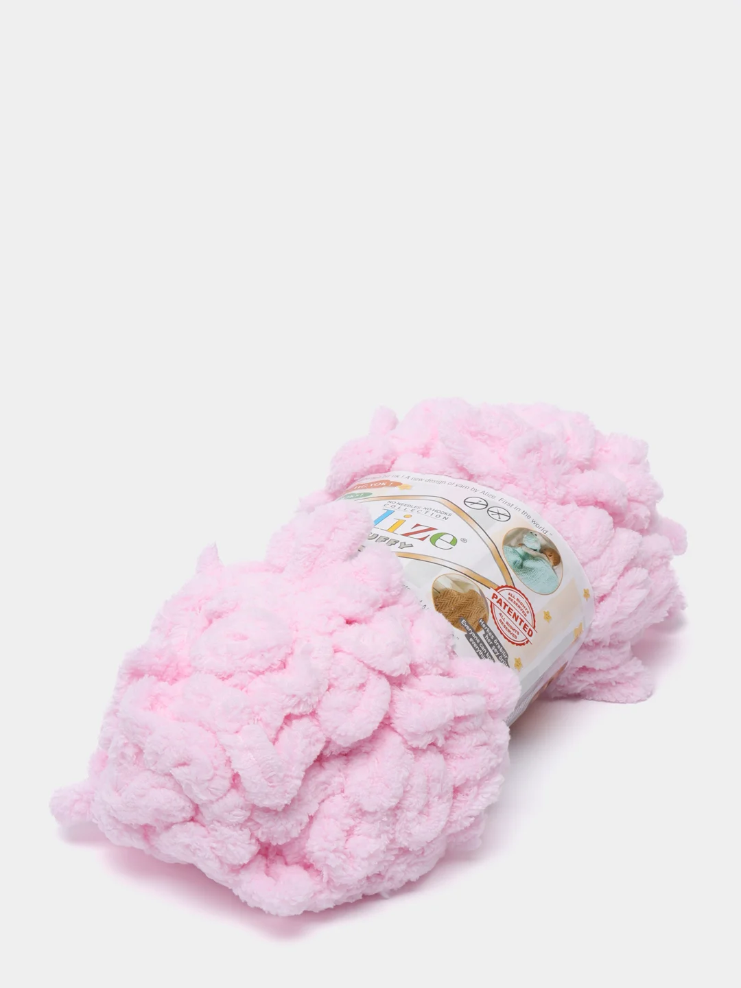 Конфетный пряжа Alize Puffy, микрополиэстер, 100 г, 9.5 м