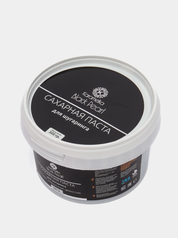 Сахарная паста Karamelka Black Pearl с шунгитом для депиляции и шугаринга,