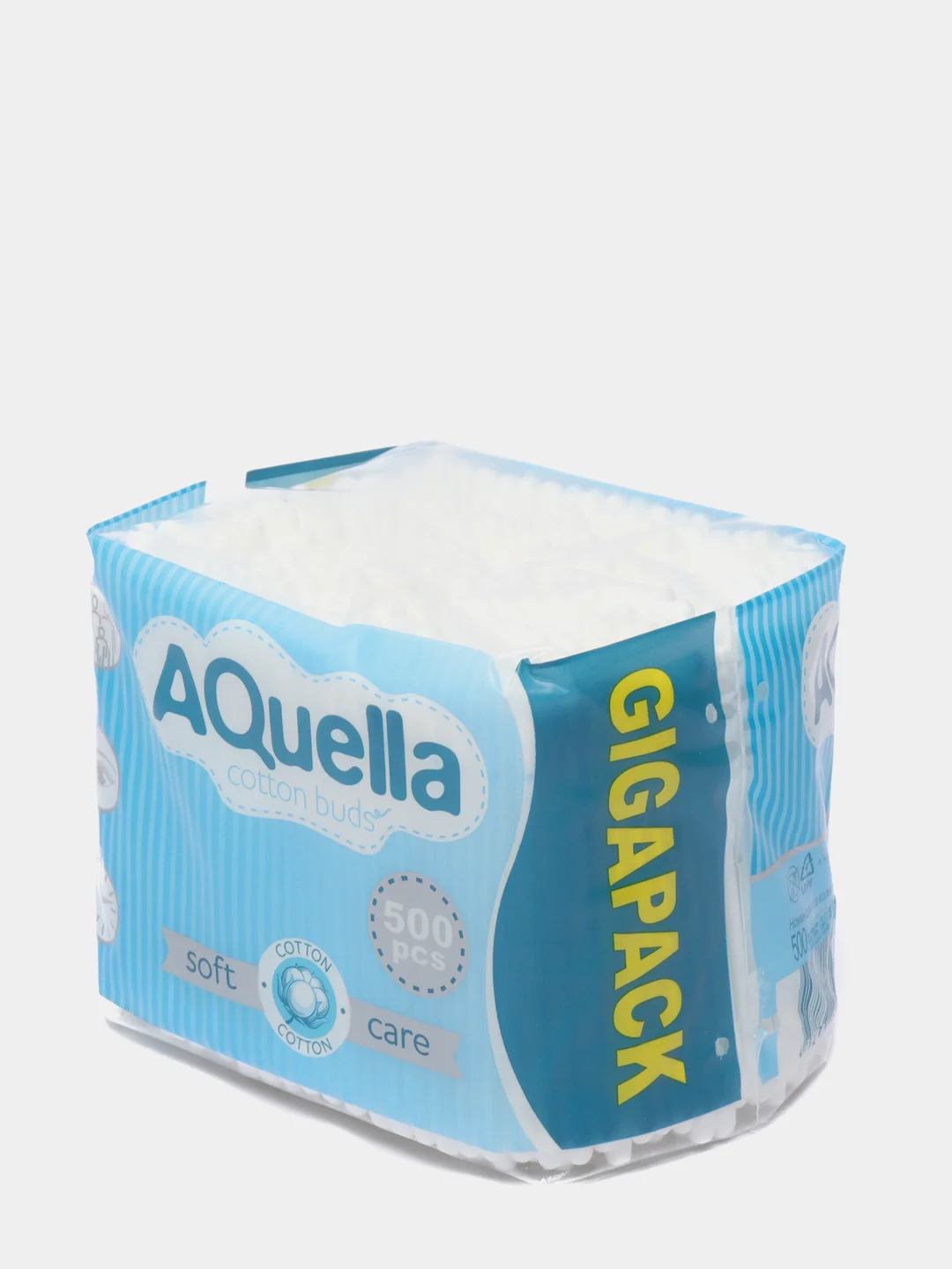 Ватные палочки AQuella, 500 штук