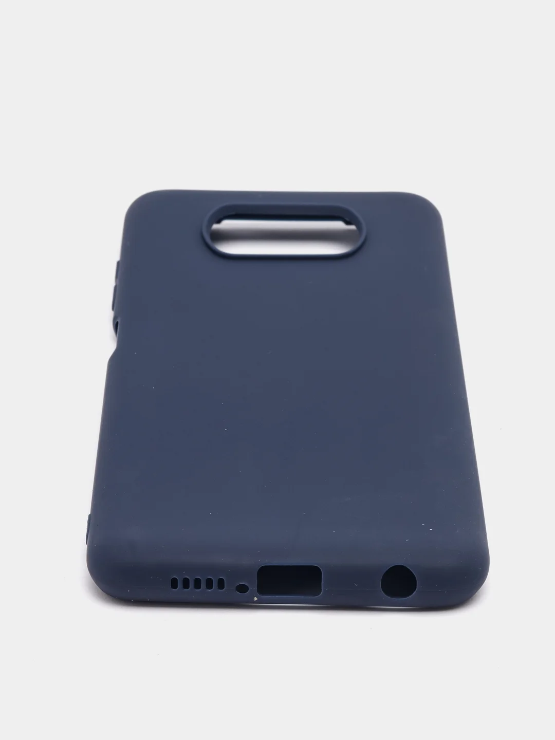 Темно-синий чехол для Xiaomi Poco X3 NFC / Poco X3 Pro, силиконовый, матовый