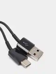 Тёмно-серый кабель Samsung USB Type-C, 100 см, USB Type-C черный, без быстрой зарядки, стандарт