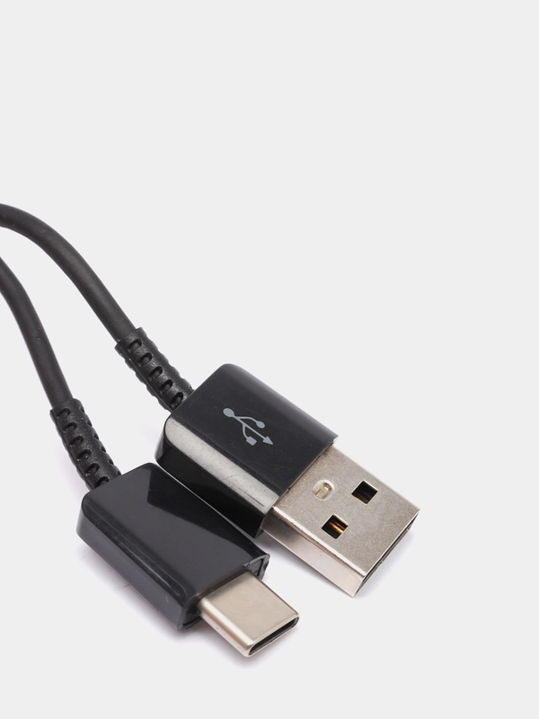 Кабель Samsung USB Type-C, 100 см, USB Type-C черный, без быстрой зарядки, стандарт