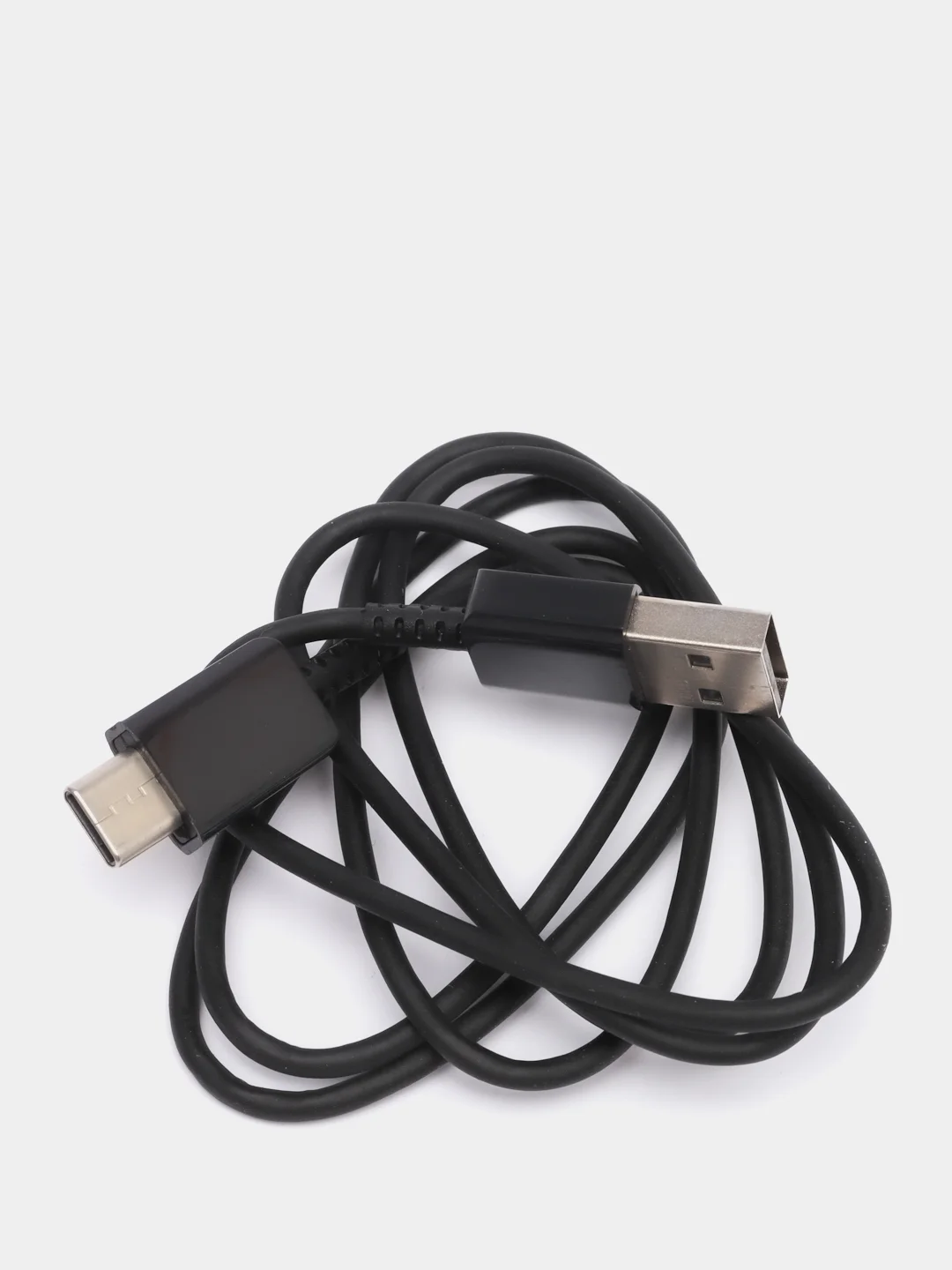 Тёмно-серый кабель Samsung USB Type-C, 100 см, USB Type-C черный, без быстрой зарядки, стандарт