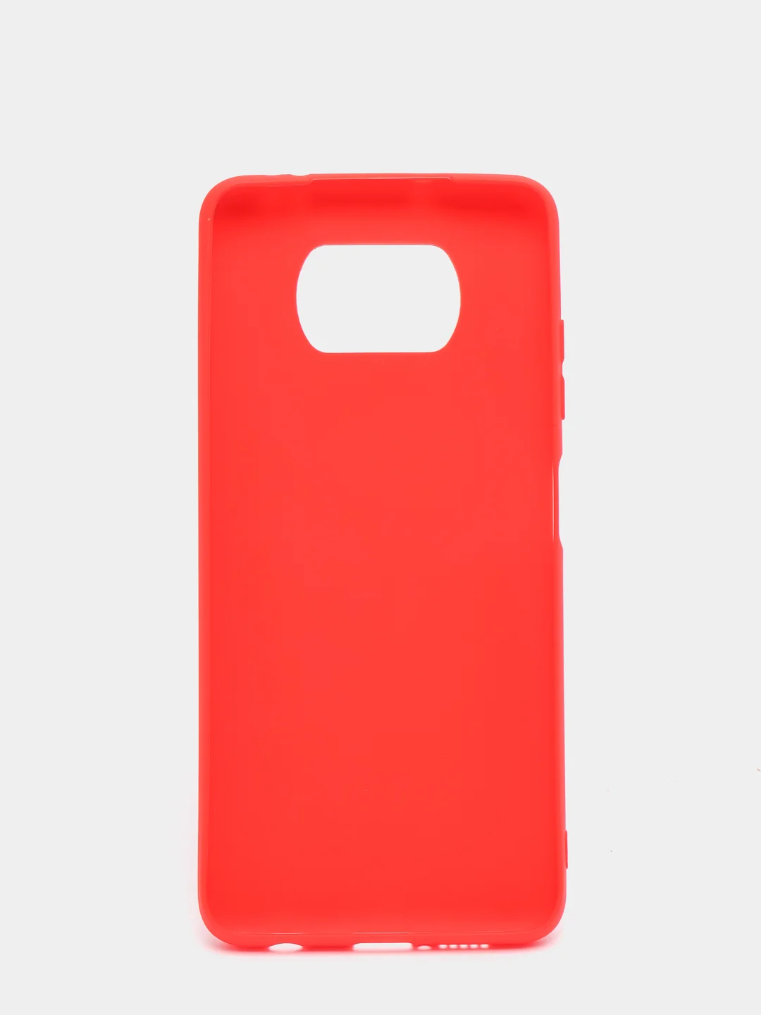 Красный чехол для Xiaomi Poco X3 NFC / Poco X3 Pro, силиконовый, матовый