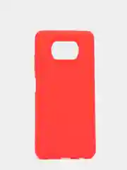 Красный чехол для Xiaomi Poco X3 NFC / Poco X3 Pro, силиконовый, матовый