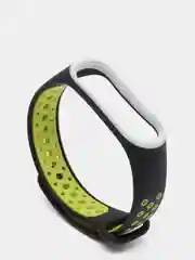 Салатовый силиконовый ремешок для Xiaomi Mi Band 3, 4